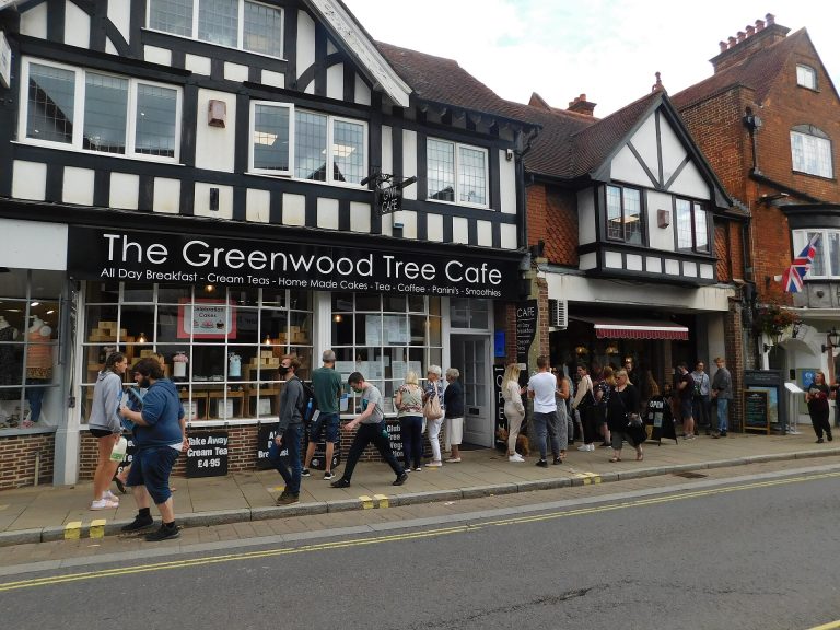 The Greenwood Tree café on Lyndhurst High Street