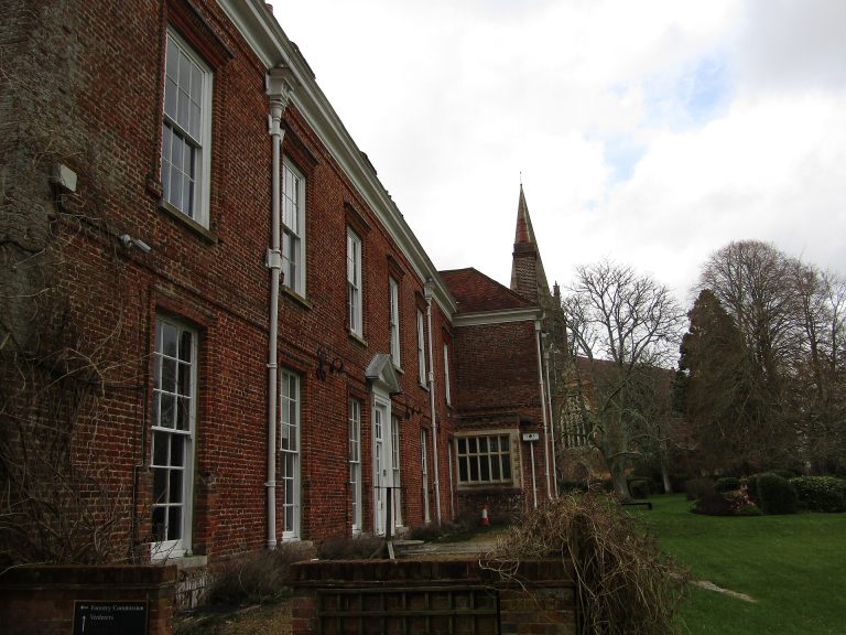 The Verderers' Court building at the Queen's House in Lyndhurst